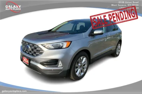 Silver 2024 Ford Edge Titanium for sale in West Seneca, NY