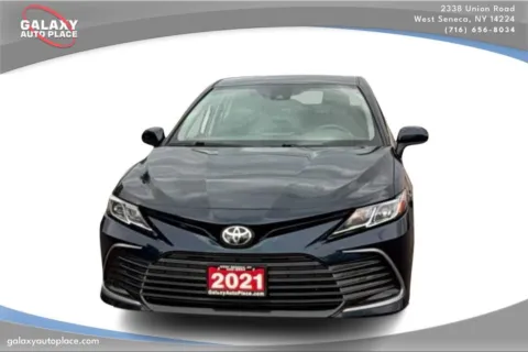 Photos of 2021 Toyota Camry LE for sale in West Seneca, NY at Galaxy Auto Place