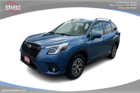 Blue 2022 Subaru Forester Premium for sale in West Seneca, NY