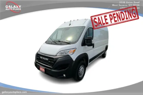 White 2025 Ram ProMaster Cargo Van Tradesman for sale in West Seneca, NY
