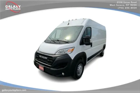 White 2025 Ram ProMaster Cargo Van Tradesman for sale in West Seneca, NY
