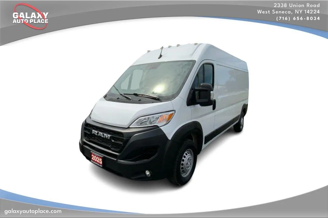 White 2025 Ram ProMaster Cargo Van Tradesman for sale in West Seneca, NY