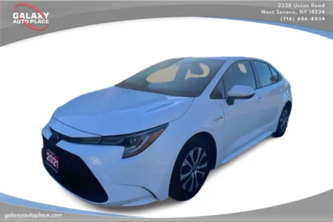 White 2021 Toyota Corolla Hybrid LE for sale in West Seneca, NY