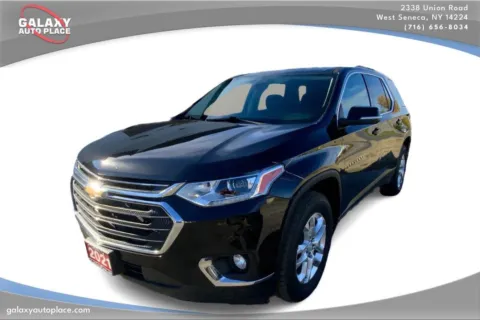 Black 2021 Chevrolet Traverse LT Cloth for sale in West Seneca, NY