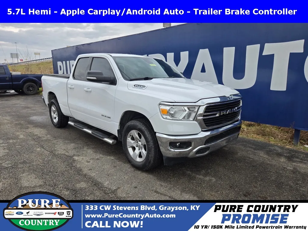 White 2021 Ram 1500 Big Horn/Lone Star for sale in Grayson, KY
