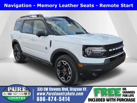 White 2025 Ford Bronco Sport Outer Banks for sale in Grayson, KY