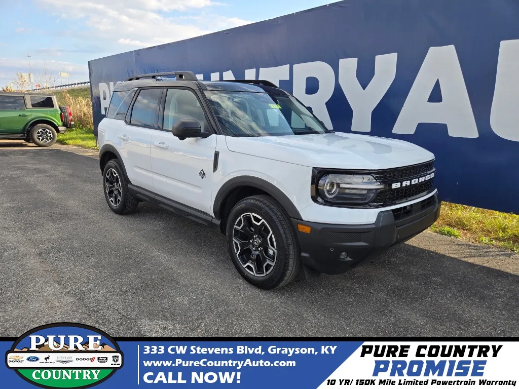 White 2025 Ford Bronco Sport Outer Banks for sale in Grayson, KY