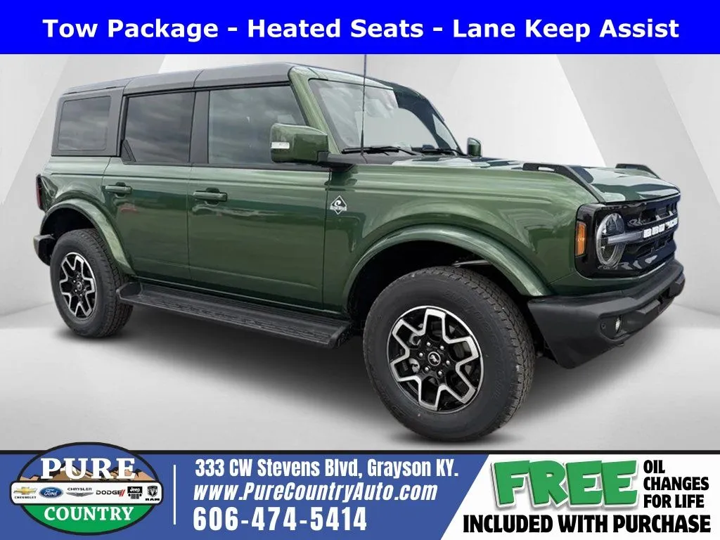 Green 2025 Ford Bronco Outer Banks for sale in Grayson, KY