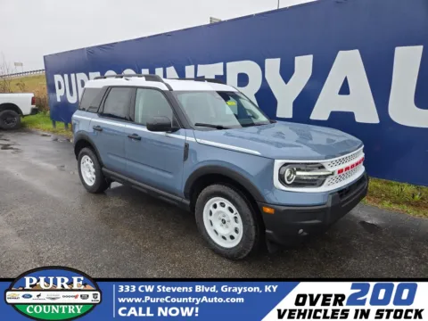 Gray 2025 Ford Bronco Sport Heritage for sale in Grayson, KY