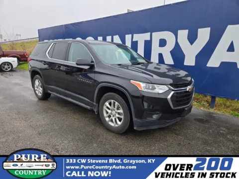 Black 2020 Chevrolet Traverse LS for sale in Grayson, KY
