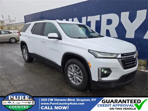 White 2022 Chevrolet Traverse LT for sale in Grayson, KY