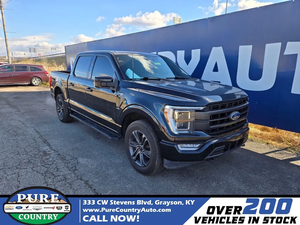 Black 2021 Ford F-150 Lariat for sale in Grayson, KY