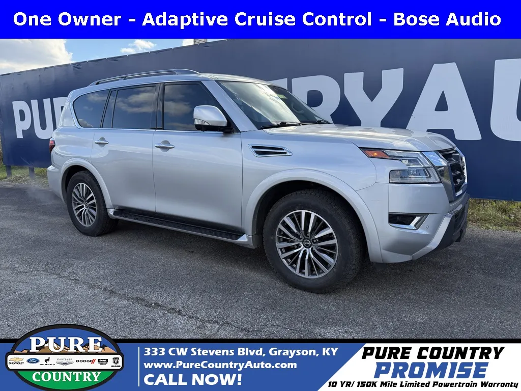 Silver 2023 Nissan Armada SL for sale in Grayson, KY