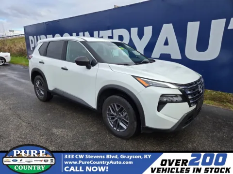White 2024 Nissan Rogue S for sale in Grayson, KY