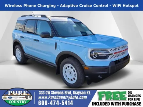 Blue 2025 Ford Bronco Sport Heritage for sale in Grayson, KY