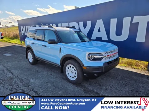 Blue 2025 Ford Bronco Sport Heritage for sale in Grayson, KY