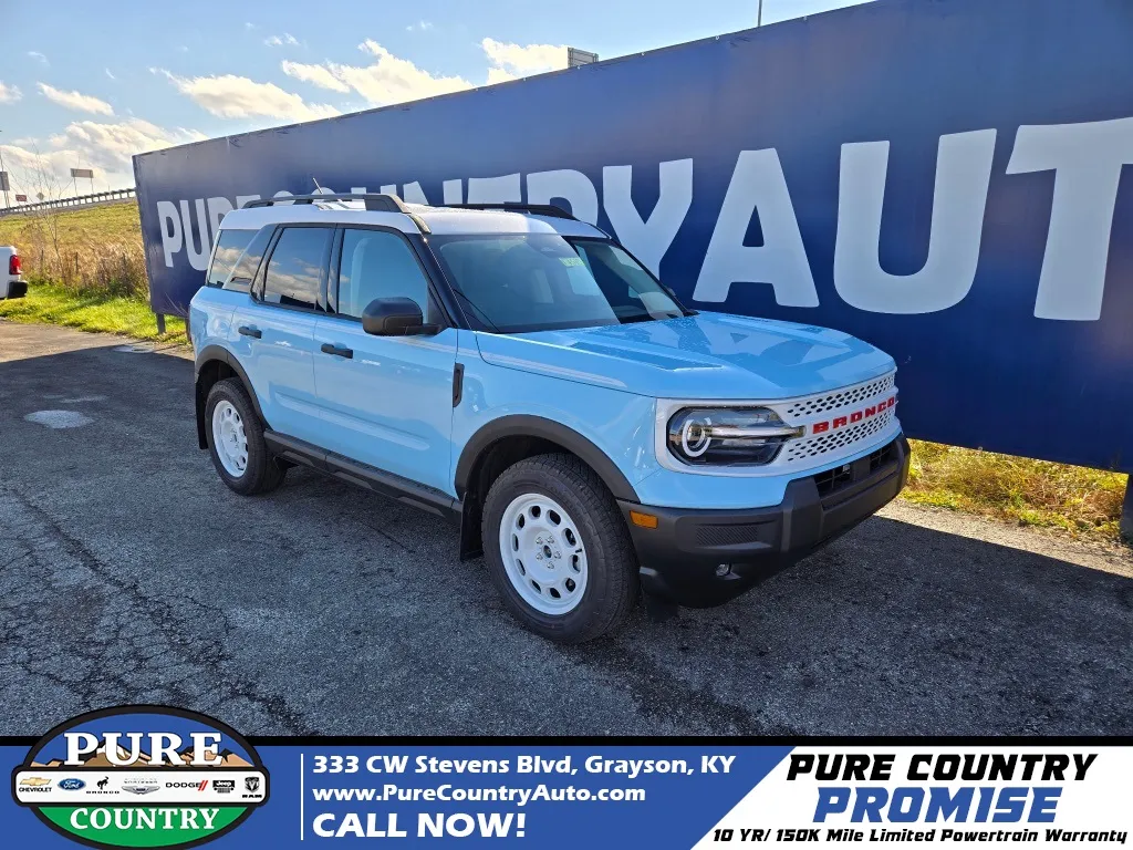 Blue 2025 Ford Bronco Sport Heritage for sale in Grayson, KY