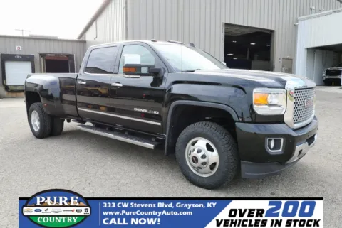 Black 2015 GMC Sierra 3500HD Denali for sale in Grayson, KY