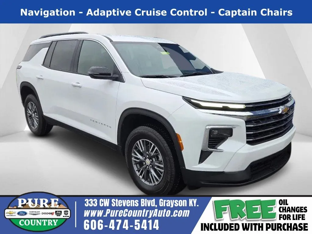 White 2026 Chevrolet Traverse LT for sale in Grayson, KY