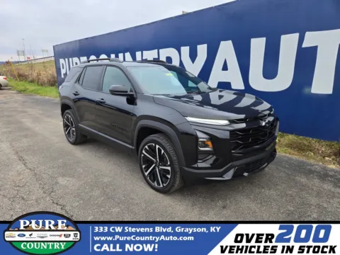 Black 2026 Chevrolet Equinox RS for sale in Grayson, KY