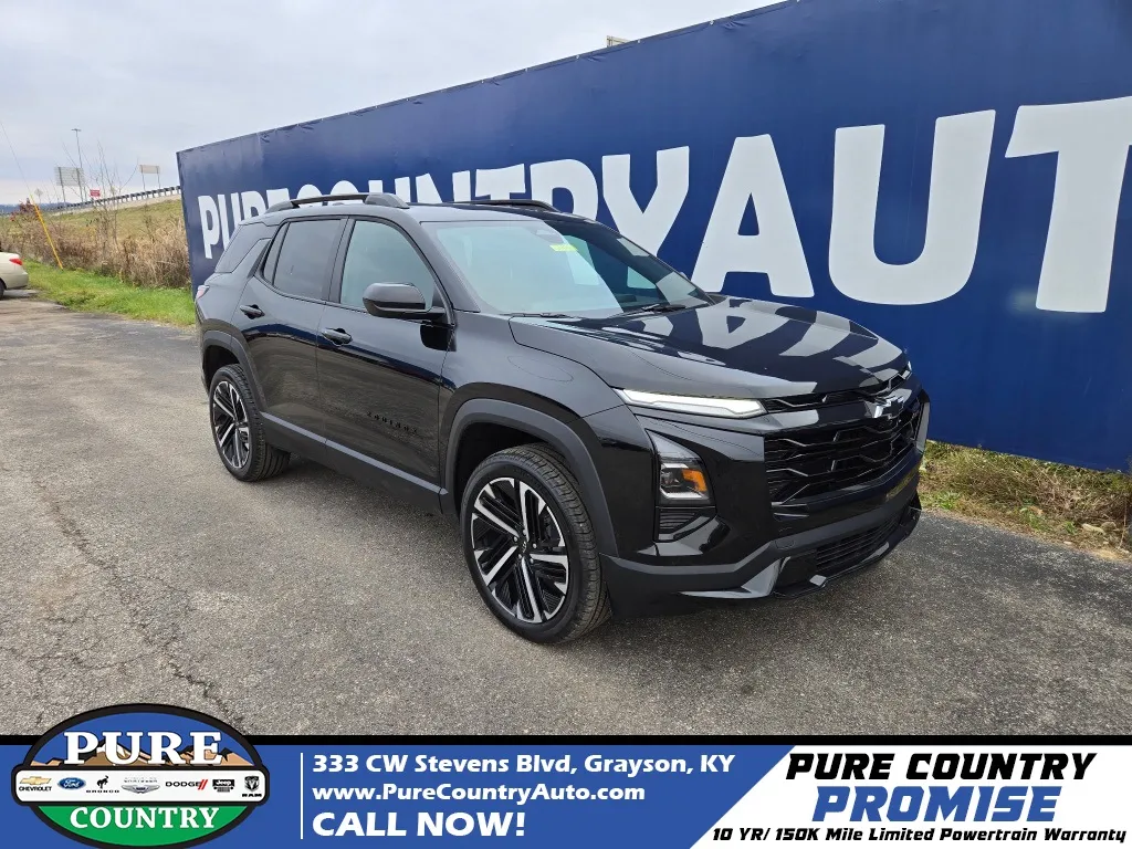 Black 2026 Chevrolet Equinox RS for sale in Grayson, KY