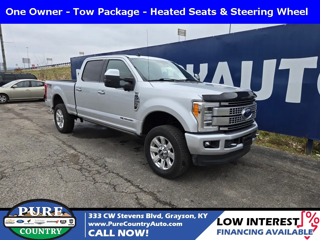 Silver 2019 Ford F-250SD Platinum for sale in Grayson, KY