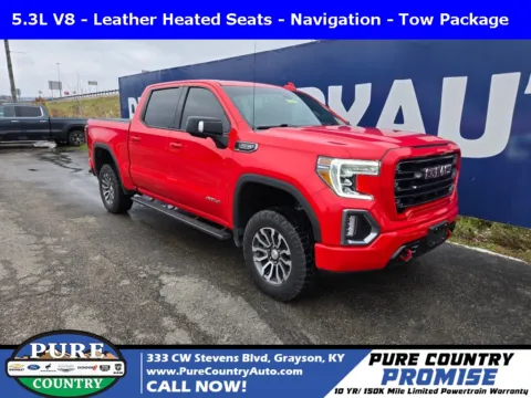 Red 2021 GMC Sierra 1500 AT4 for sale in Grayson, KY
