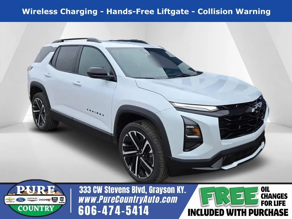 White 2026 Chevrolet Equinox RS for sale in Grayson, KY