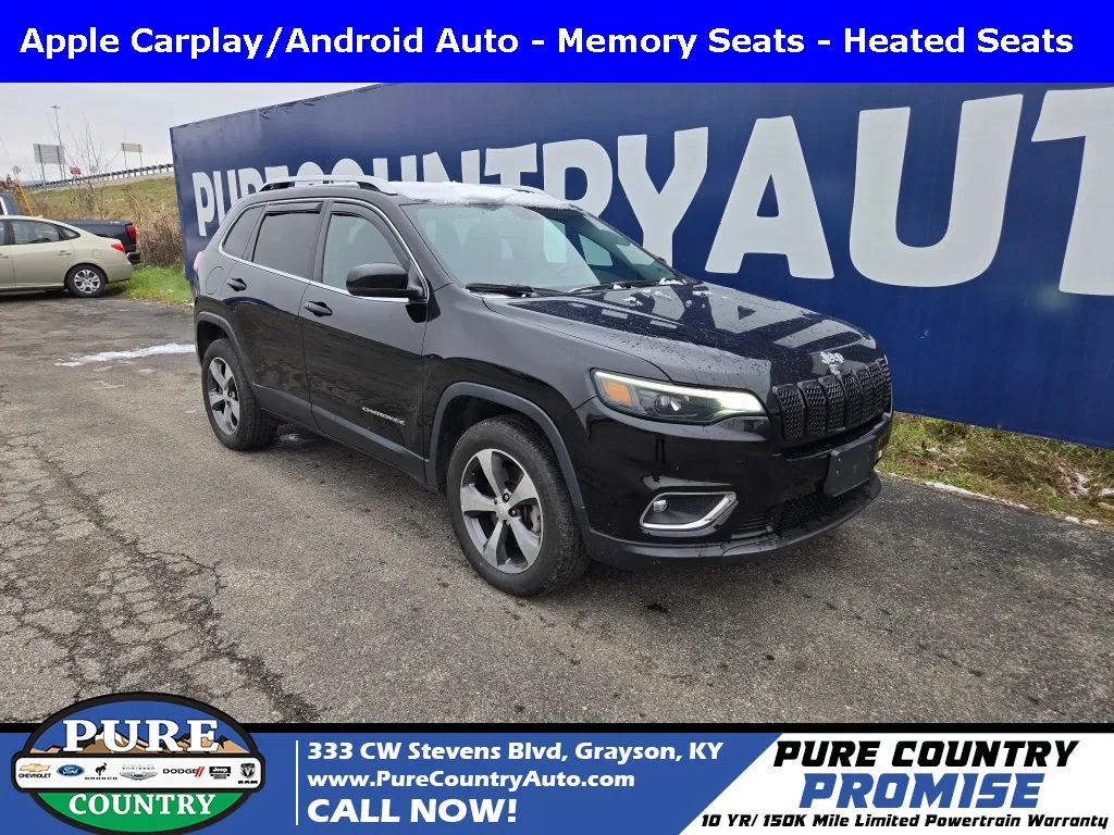Black 2020 Jeep Cherokee Limited for sale in Grayson, KY
