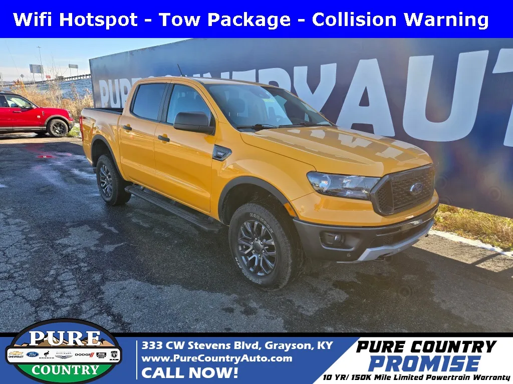 Orange 2021 Ford Ranger XLT for sale in Grayson, KY