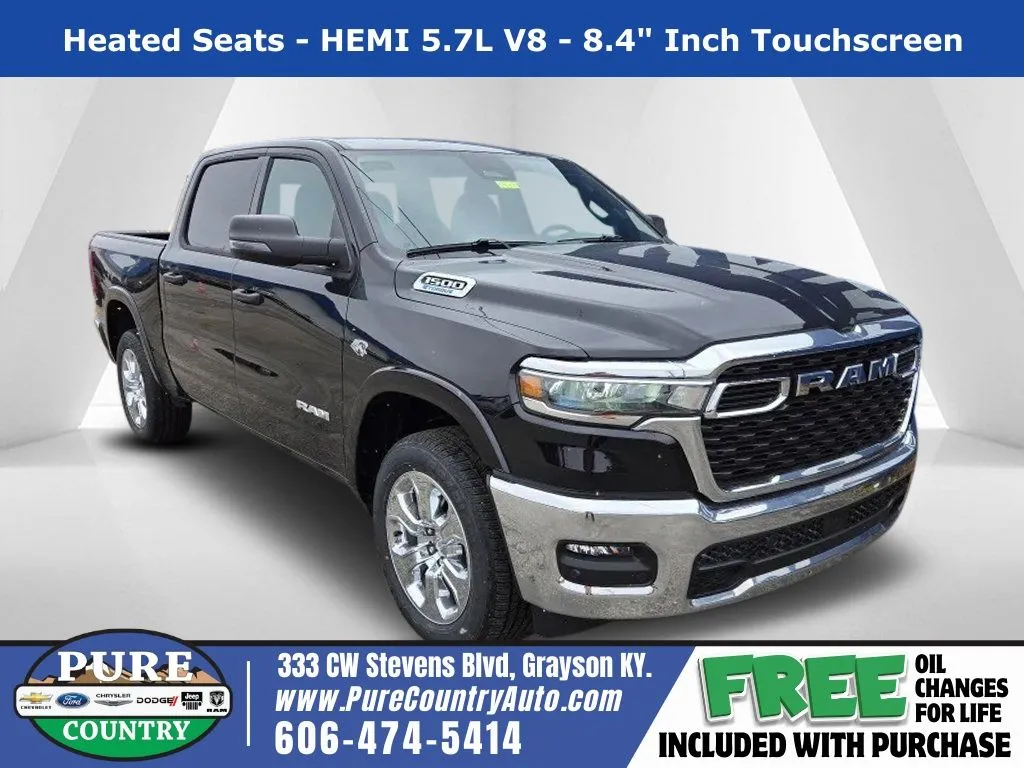 Black 2026 Ram 1500 Big Horn/Lone Star for sale in Grayson, KY