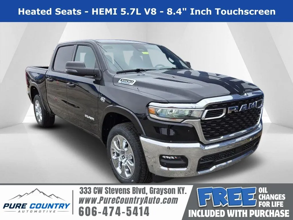 Black 2026 Ram 1500 Big Horn/Lone Star for sale in Grayson, KY