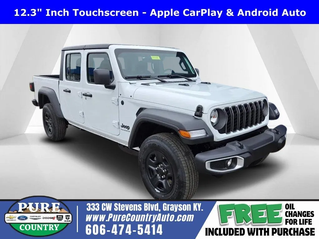 White 2026 Jeep Gladiator Sport for sale in Grayson, KY