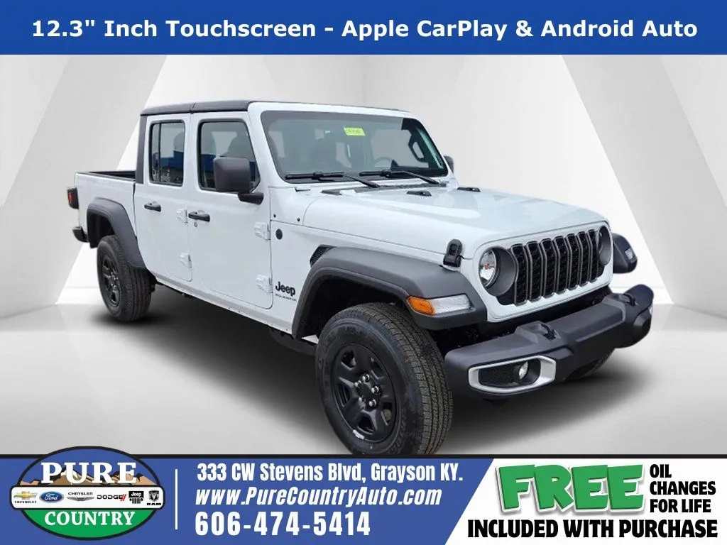 White 2026 Jeep Gladiator Sport for sale in Grayson, KY