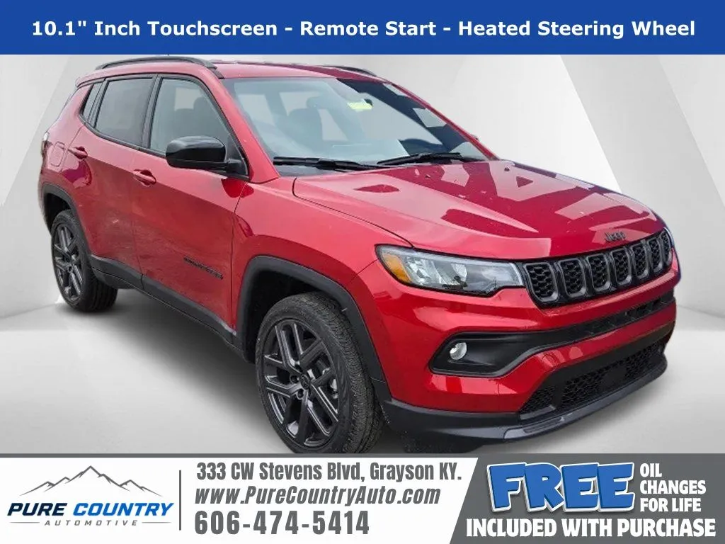Red 2026 Jeep Compass Latitude for sale in Grayson, KY