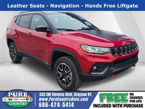 Red 2026 Jeep Compass Trailhawk for sale in Grayson, KY