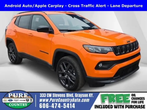 Orange 2026 Jeep Compass Latitude for sale in Grayson, KY