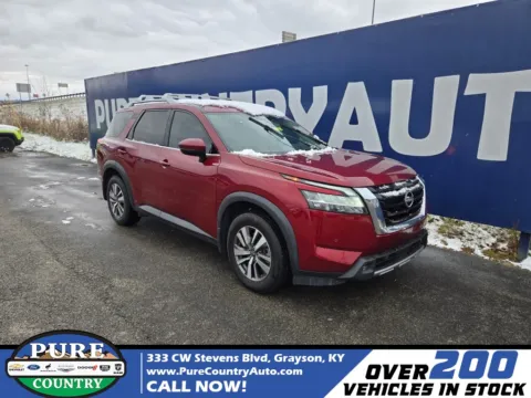 Red 2022 Nissan Pathfinder SL for sale in Grayson, KY