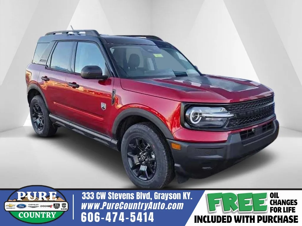 Red 2025 Ford Bronco Sport Big Bend for sale in Grayson, KY