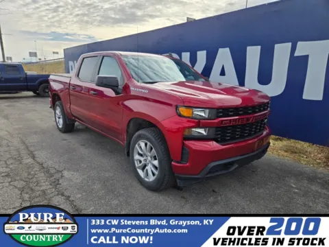 Red 2022 Chevrolet Silverado 1500 LTD Custom for sale in Grayson, KY