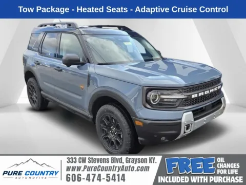 Gray 2025 Ford Bronco Sport Badlands for sale in Grayson, KY