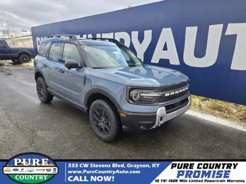 Gray 2025 Ford Bronco Sport Badlands for sale in Grayson, KY
