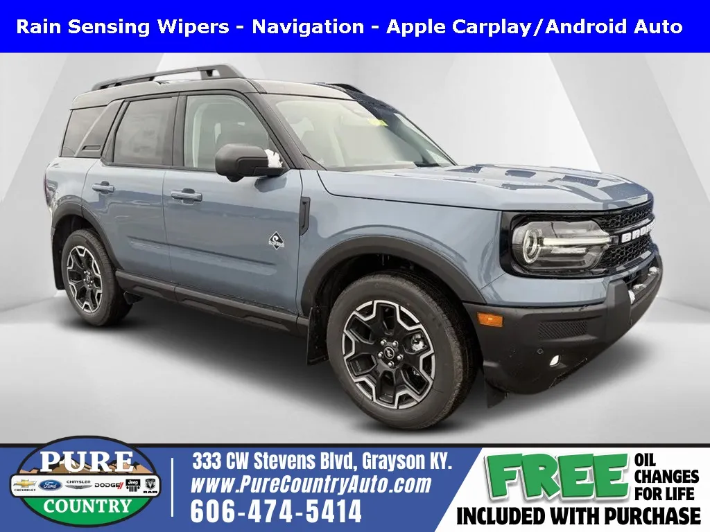 Gray 2025 Ford Bronco Sport Outer Banks for sale in Grayson, KY