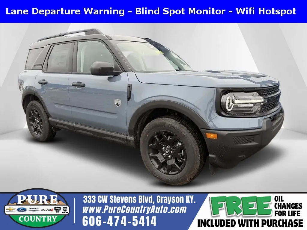 Gray 2025 Ford Bronco Sport Big Bend for sale in Grayson, KY