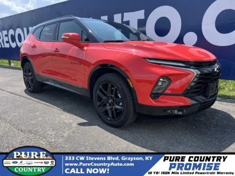 Black 2025 Chevrolet Blazer RS for sale in Grayson, KY