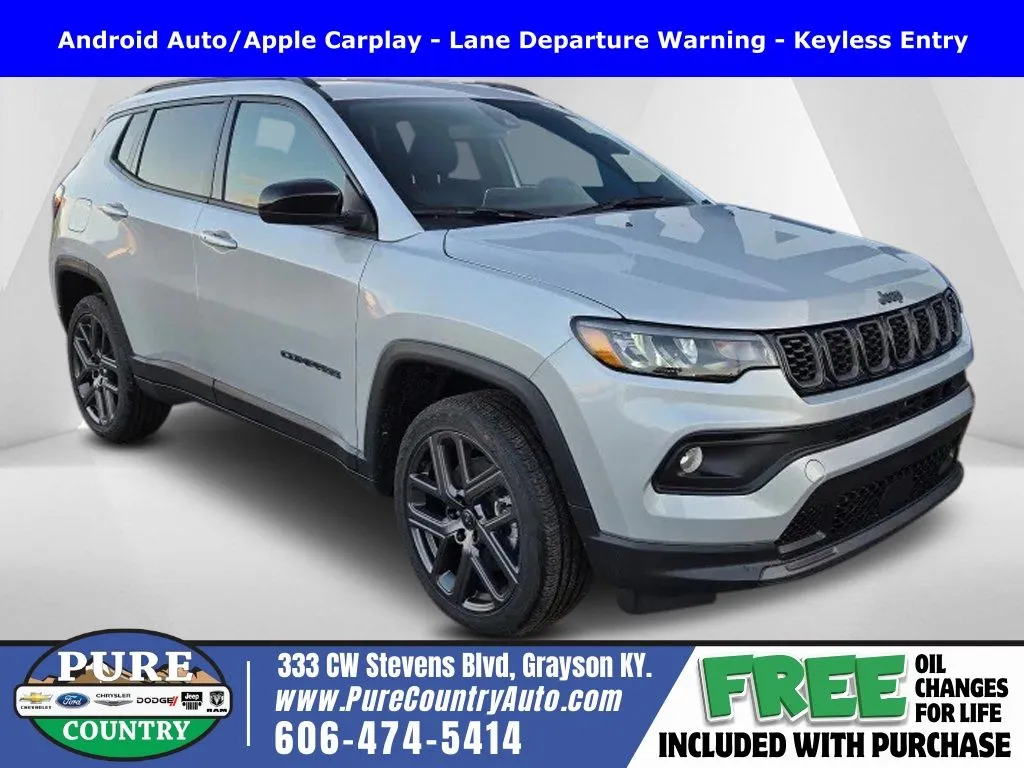 Silver 2026 Jeep Compass Latitude for sale in Grayson, KY