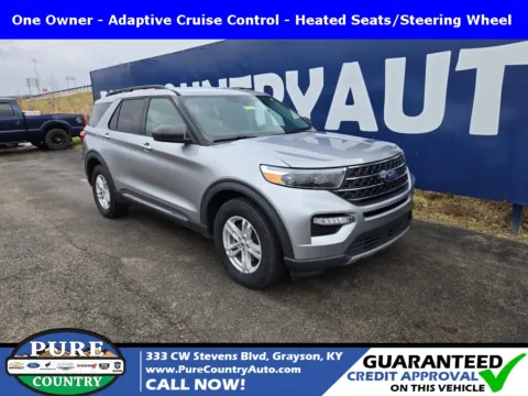 Silver 2021 Ford Explorer XLT for sale in Grayson, KY