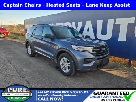 Blue 2021 Ford Explorer XLT for sale in Grayson, KY