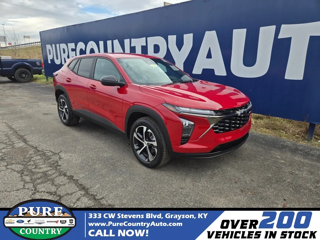 Red 2026 Chevrolet Trax 1RS for sale in Grayson, KY