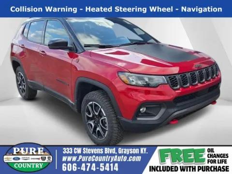 Red 2026 Jeep Compass Trailhawk for sale in Grayson, KY